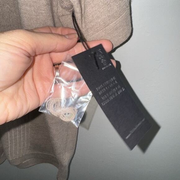 NWT Christian Lacroix Wool Knit Short Sleeve Button Up Brown Polo Shirt Men’s XL - Picture 3 of 8